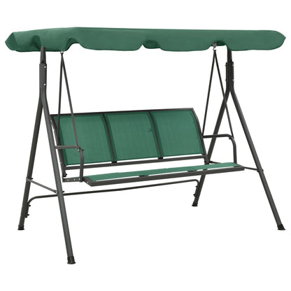 Garden Swing Chair With Canopy Anthracite And