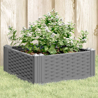 Garden Planter With Pegs 123.5X43.5X43.5 Cm Pp