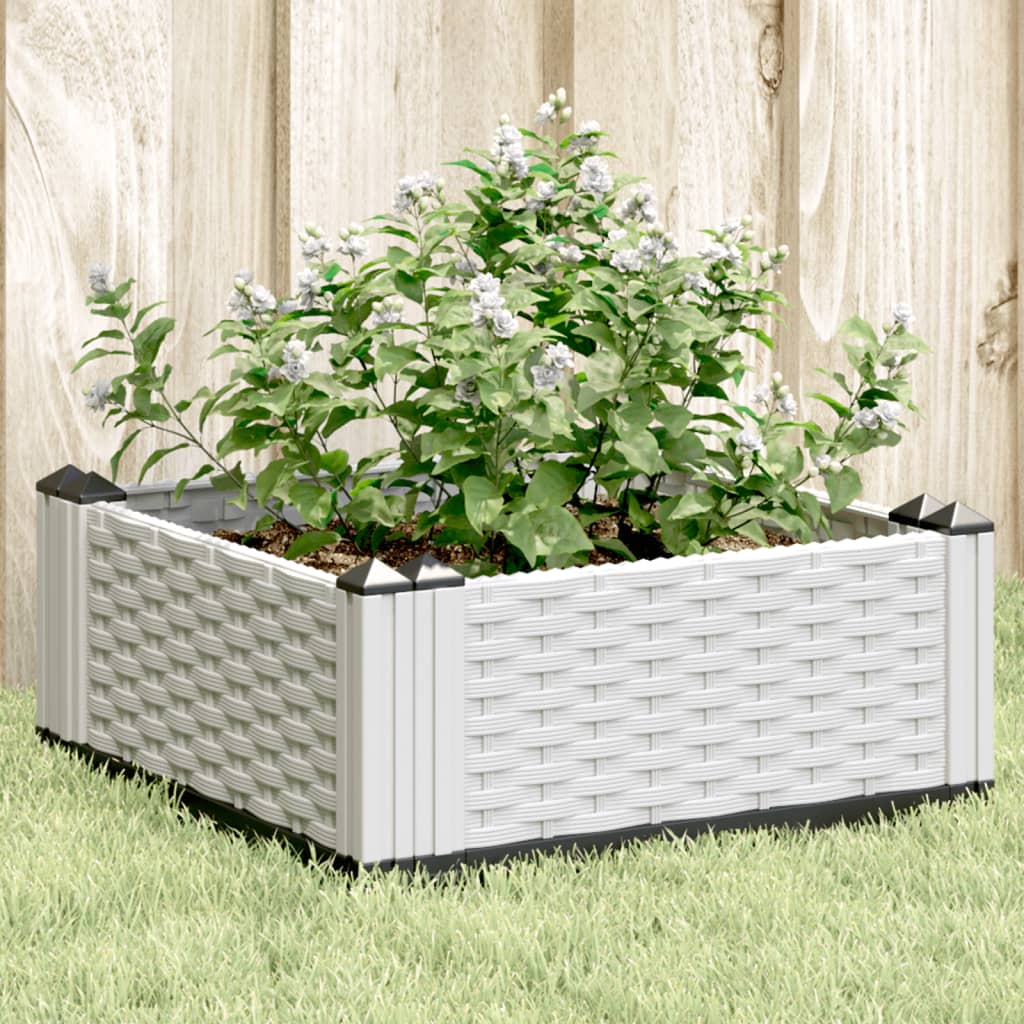 Garden Planter With Pegs 123.5X43.5X43.5 Cm Pp