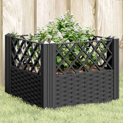 Garden Planter With Pegs 123.5X43.5X43.5 Cm Pp