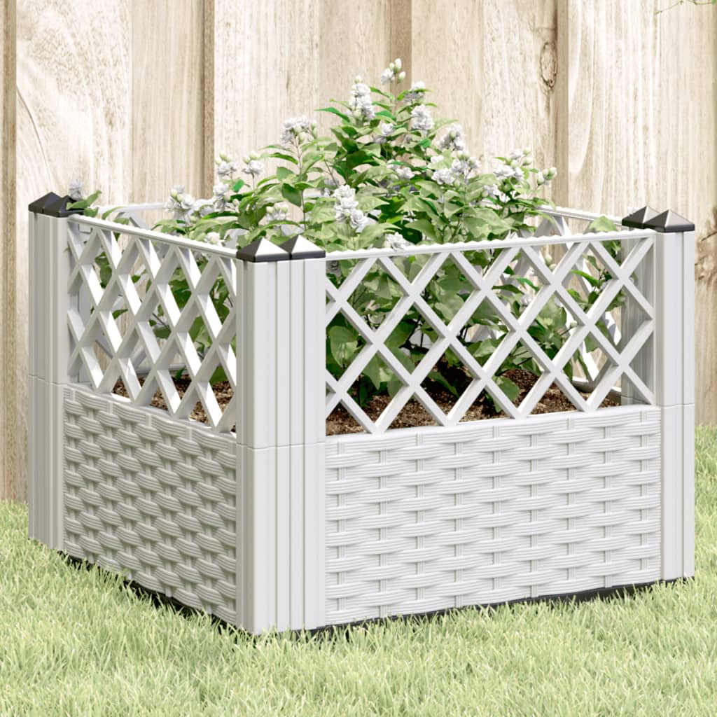 Garden Planter With Pegs 123.5X43.5X43.5 Cm Pp