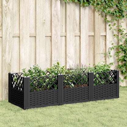 Garden Planter With Pegs 123.5X43.5X43.5 Cm Pp