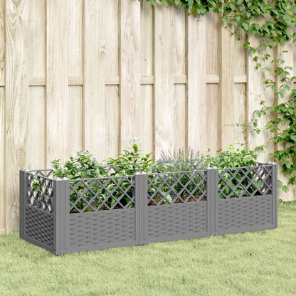 Garden Planter With Pegs 123.5X43.5X43.5 Cm Pp