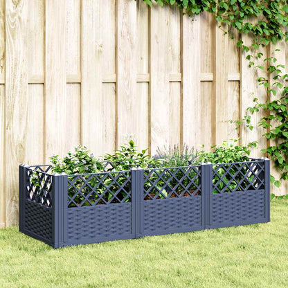 Garden Planter With Pegs 123.5X43.5X43.5 Cm Pp