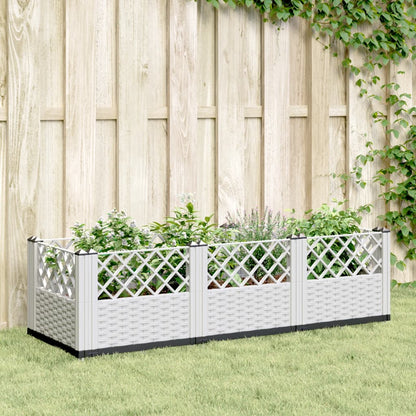 Garden Planter With Pegs 123.5X43.5X43.5 Cm Pp