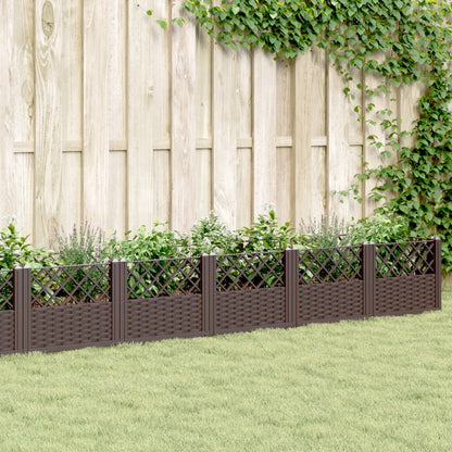 Garden Planter With Pegs 123.5X43.5X43.5 Cm Pp