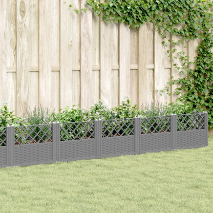 Garden Planter With Pegs 123.5X43.5X43.5 Cm Pp