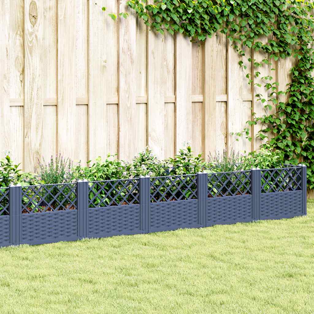 Garden Planter With Pegs 123.5X43.5X43.5 Cm Pp