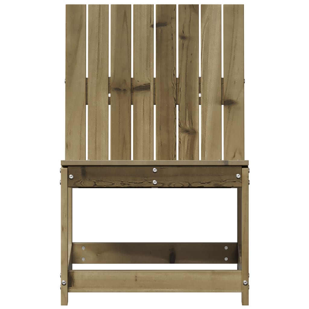 Garden Chair 50.5X55X77 Cm Impregnated Wood Pine