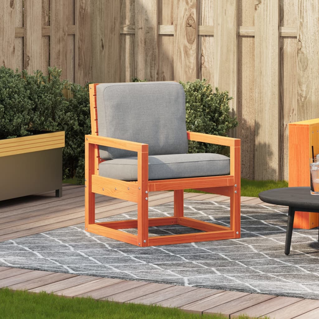 Garden Chair 57.5X63X76 Cm Solid Wood Pine