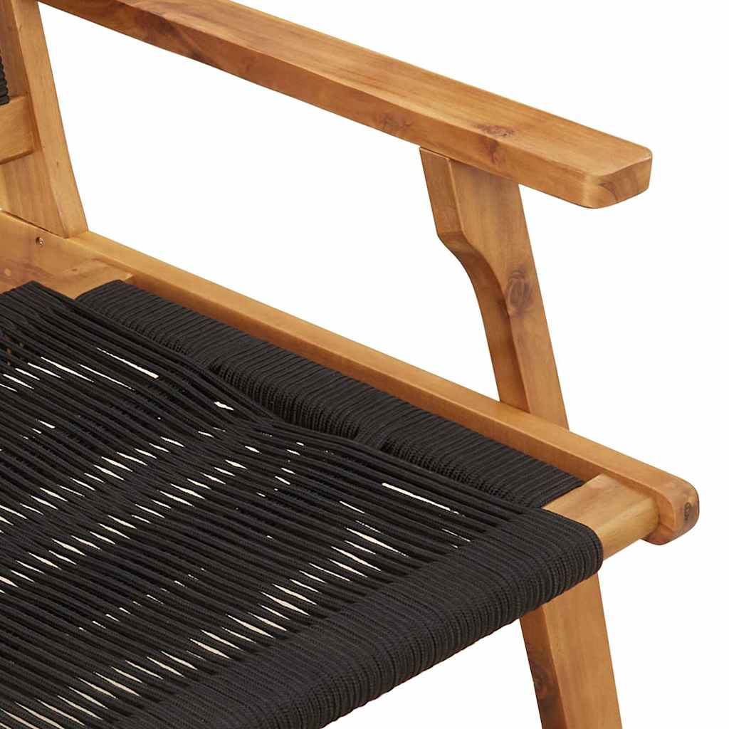 Garden Relax Chair 2 Pcs Solid Acacia Wood