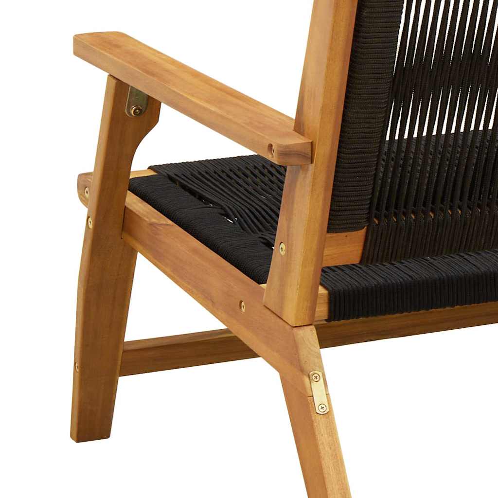 Garden Relax Chair 2 Pcs Solid Acacia Wood
