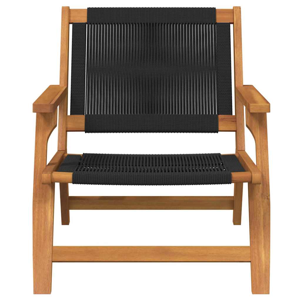 Garden Relax Chair 2 Pcs Solid Acacia Wood
