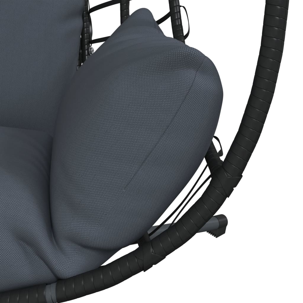 Hanging Egg Chair With Stand Rattan And Steel