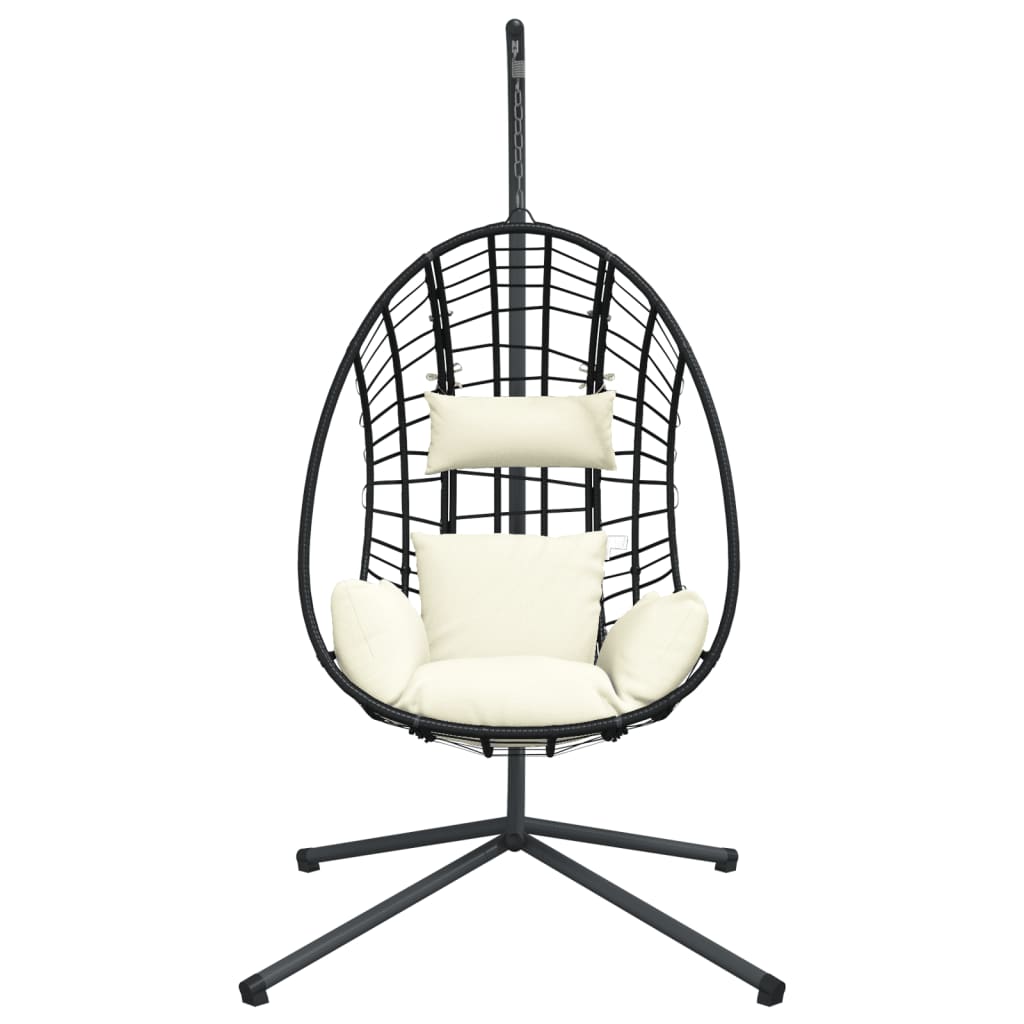 Hanging Egg Chair With Stand Rattan And Steel