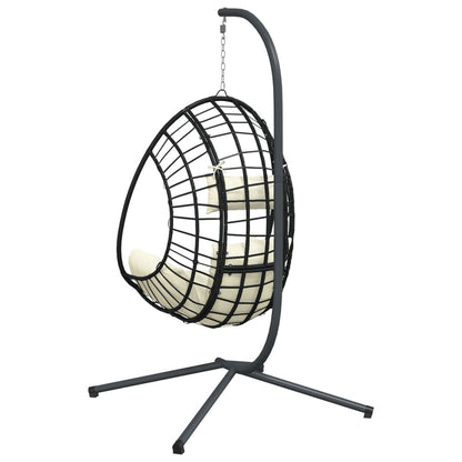 Hanging Egg Chair With Stand Rattan And Steel