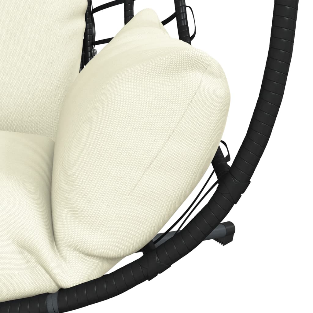 Hanging Egg Chair With Stand Rattan And Steel