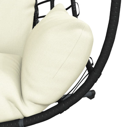 Hanging Egg Chair With Stand Rattan And Steel
