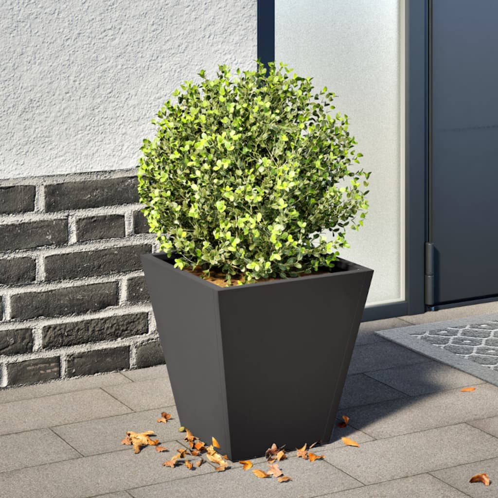 Garden Planter Olive Green Steel