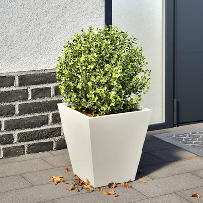 Garden Planter Olive Green Steel