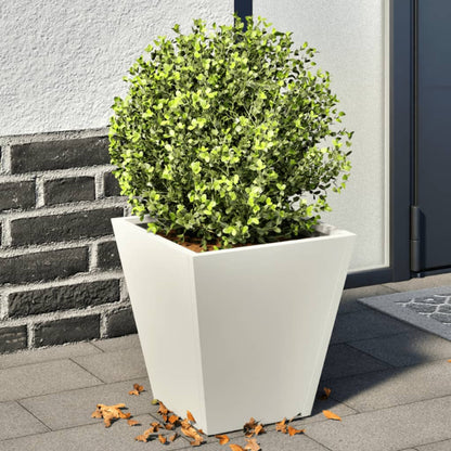 Garden Planter Olive Green Steel