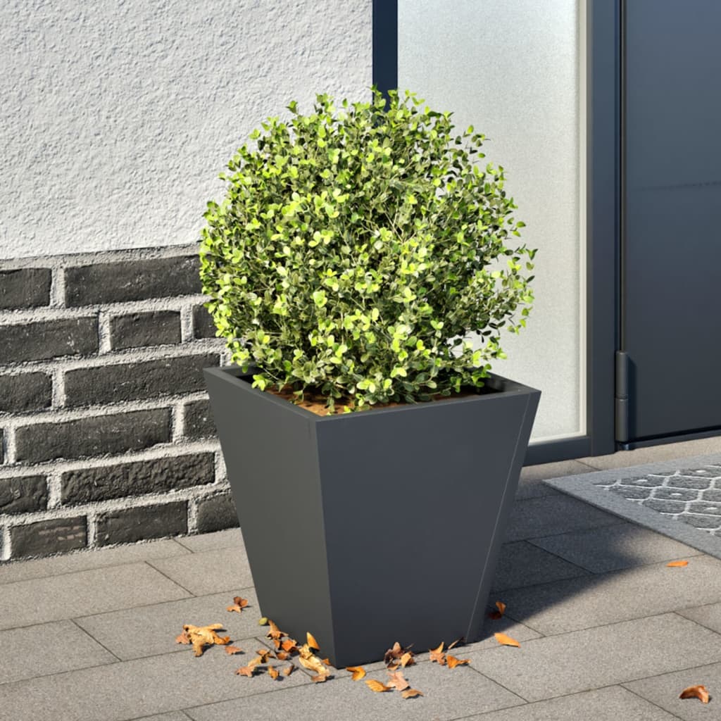 Garden Planter Olive Green Steel