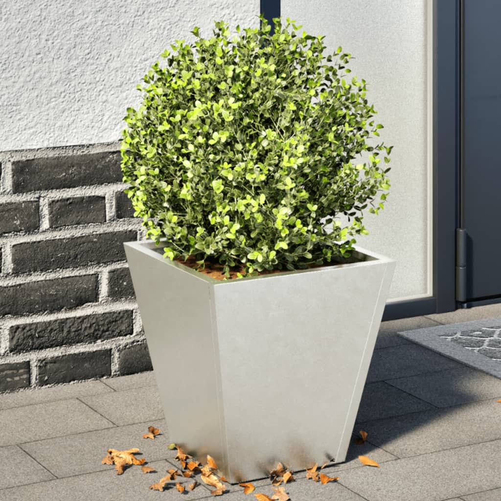 Garden Planter Olive Green Steel