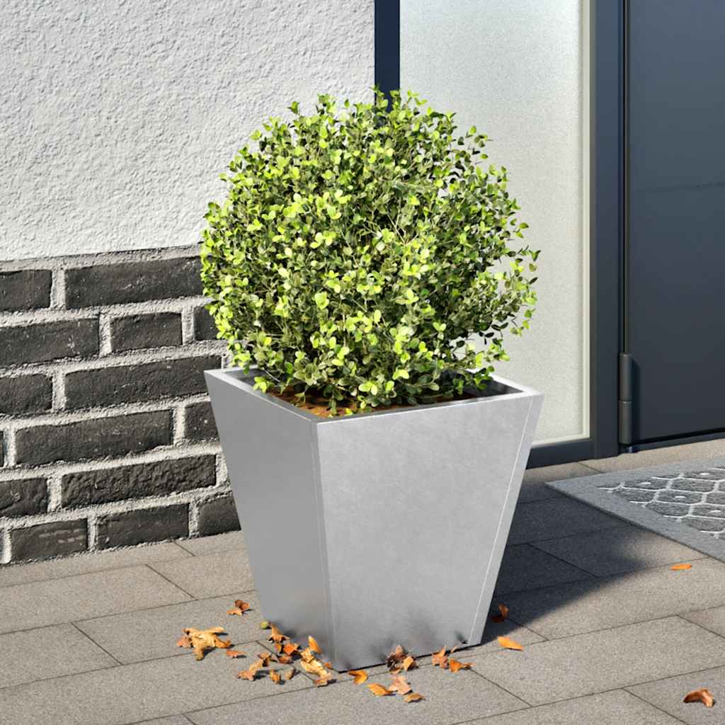 Garden Planter Olive Green Steel