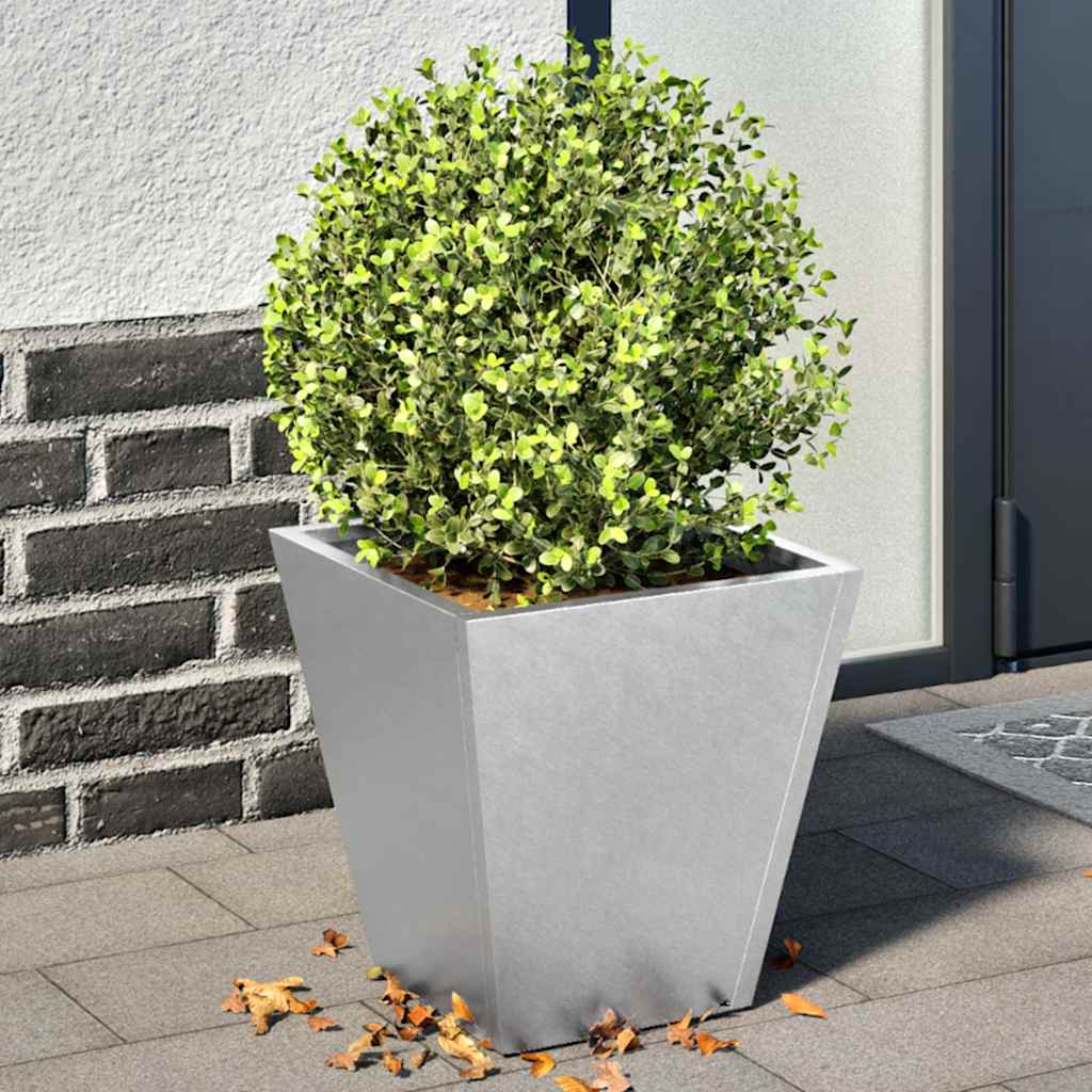 Garden Planter Olive Green Steel