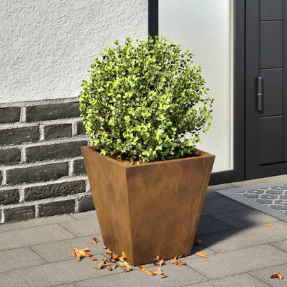 Garden Planter Olive Green Steel