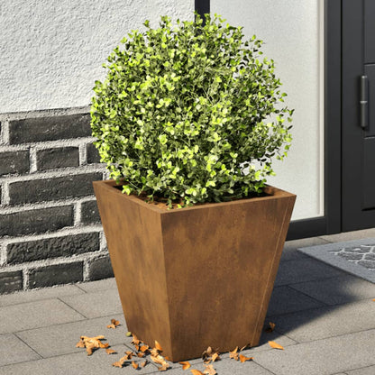 Garden Planter Olive Green Steel