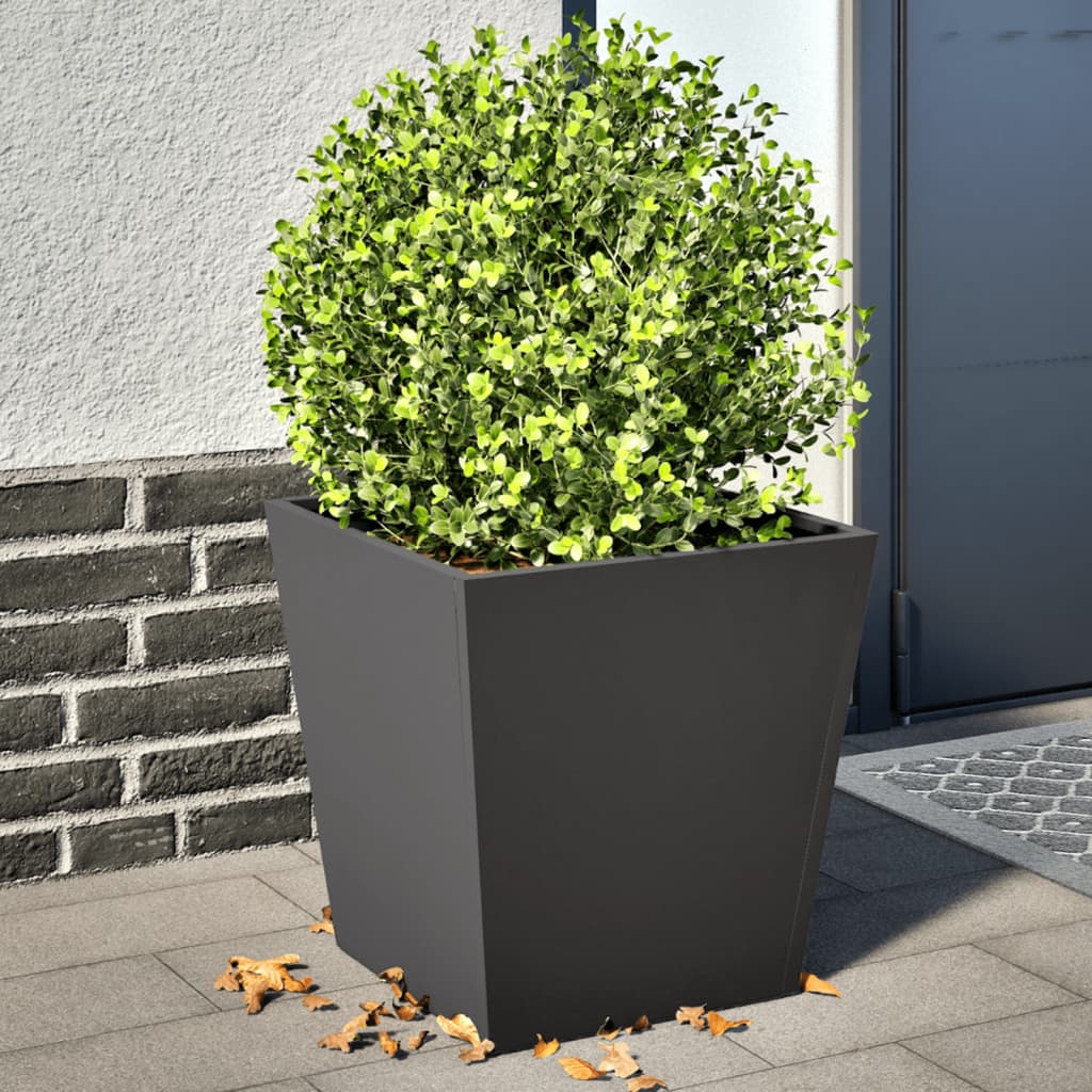 Garden Planter Olive Green Steel