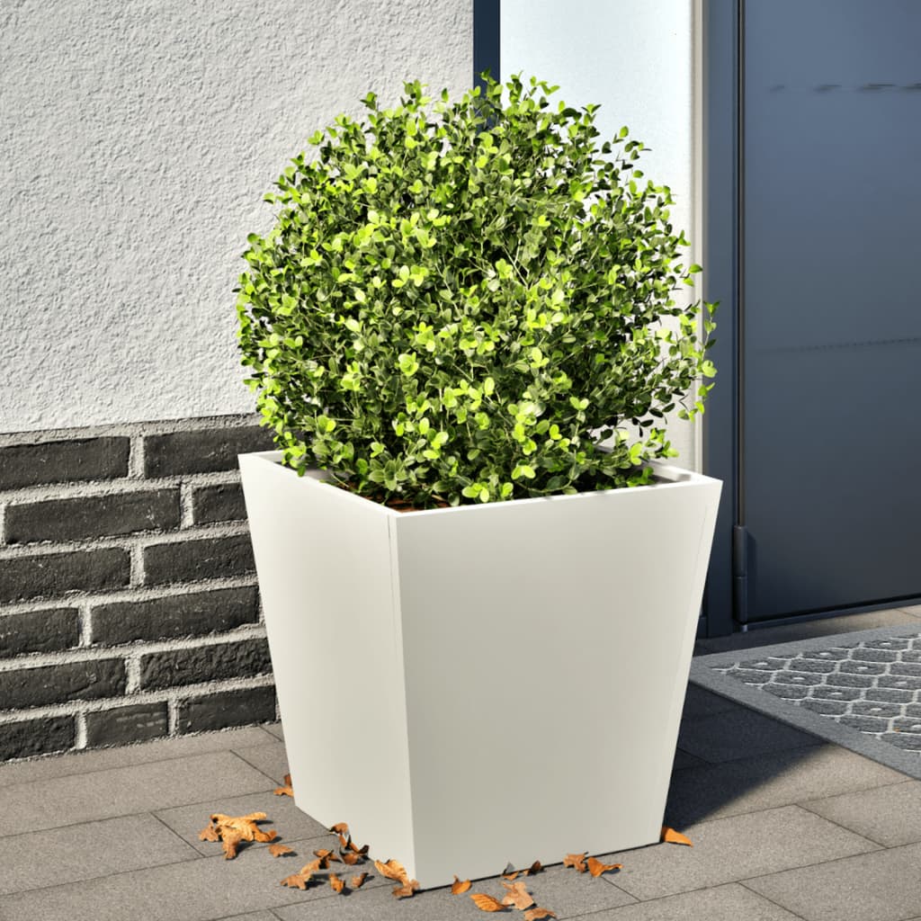 Garden Planter Olive Green Steel