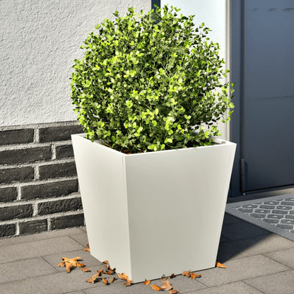 Garden Planter Olive Green Steel