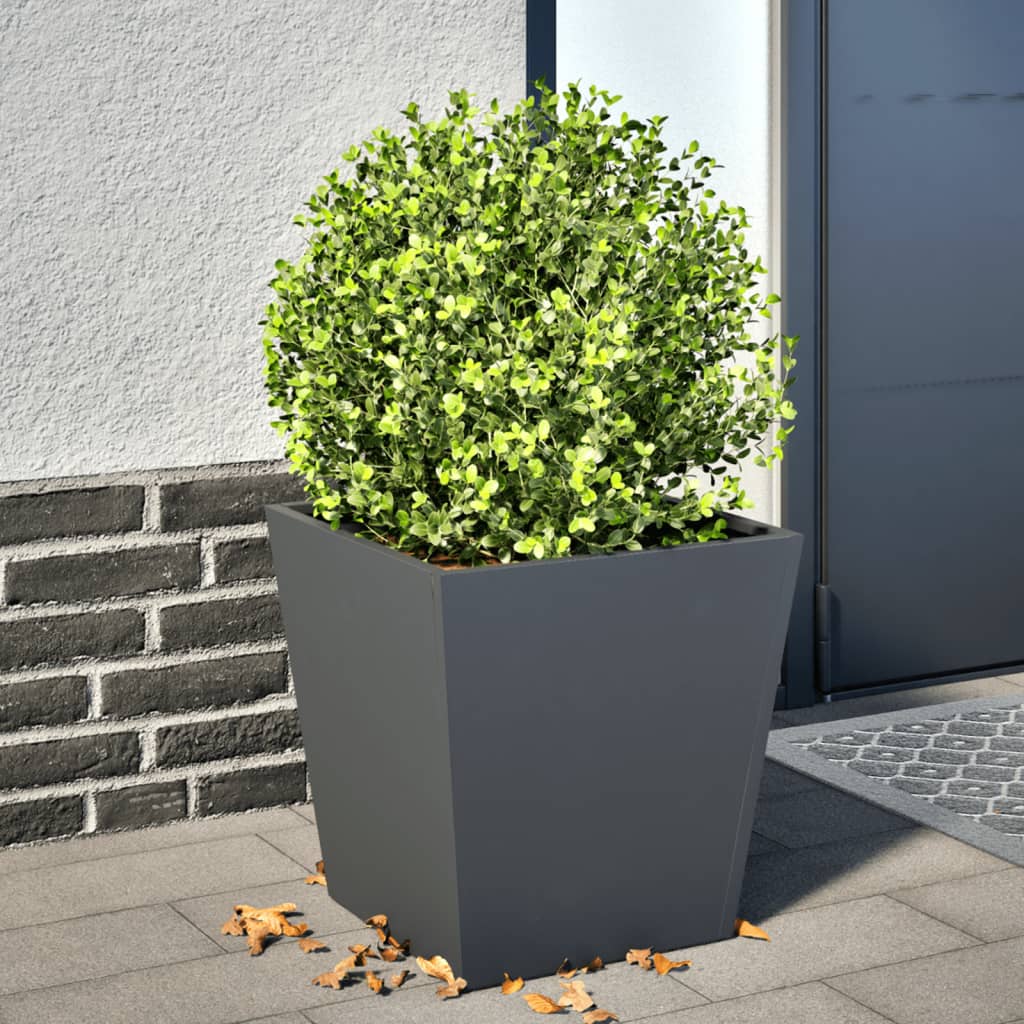 Garden Planter Olive Green Steel