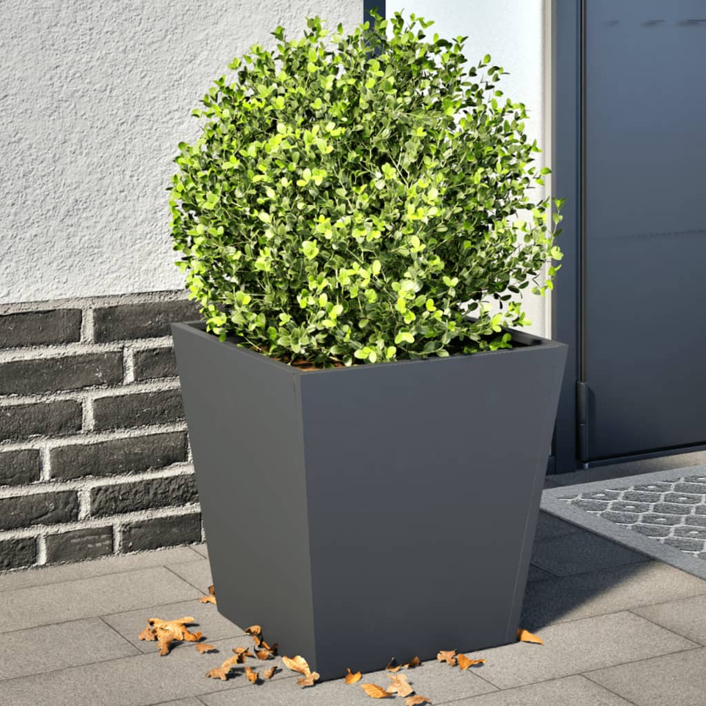 Garden Planter Olive Green Steel