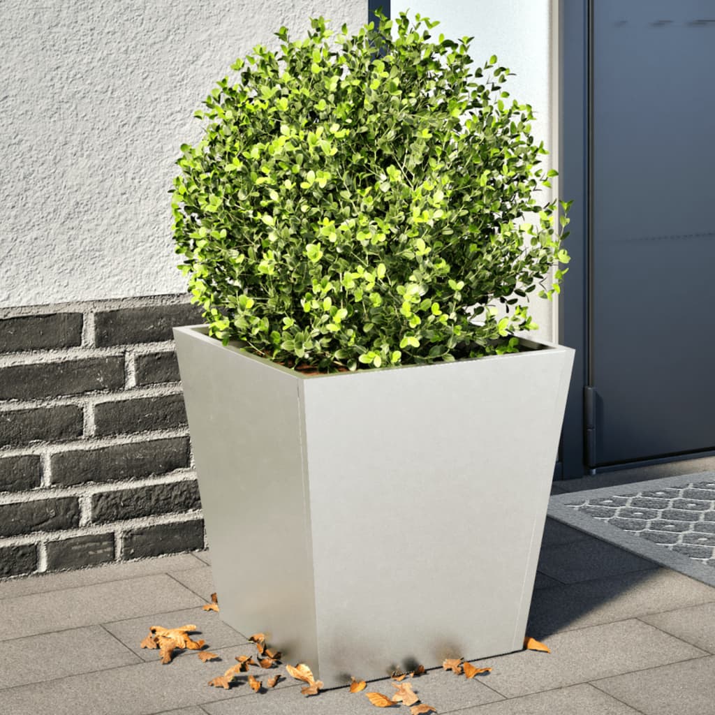Garden Planter Olive Green Steel