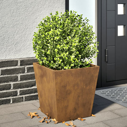 Garden Planter Olive Green Steel
