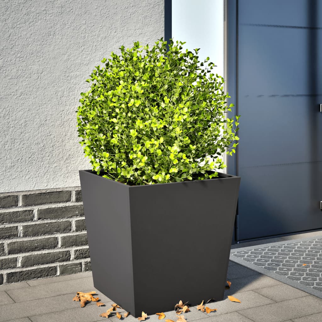 Garden Planter Olive Green Steel