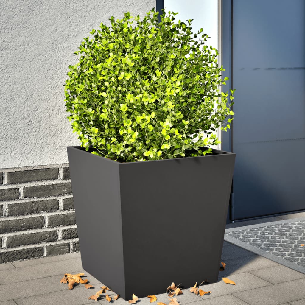Garden Planter Olive Green Steel