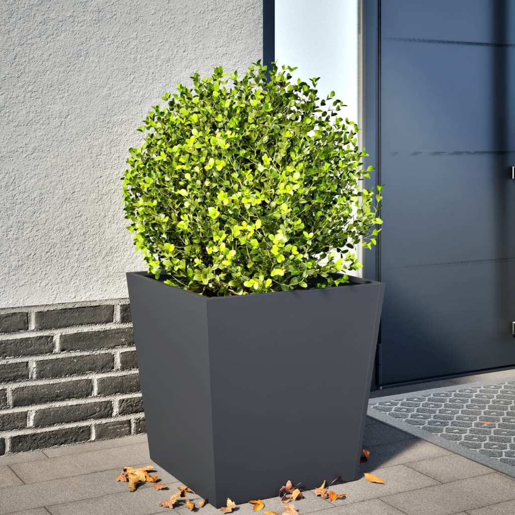 Garden Planter Olive Green Steel