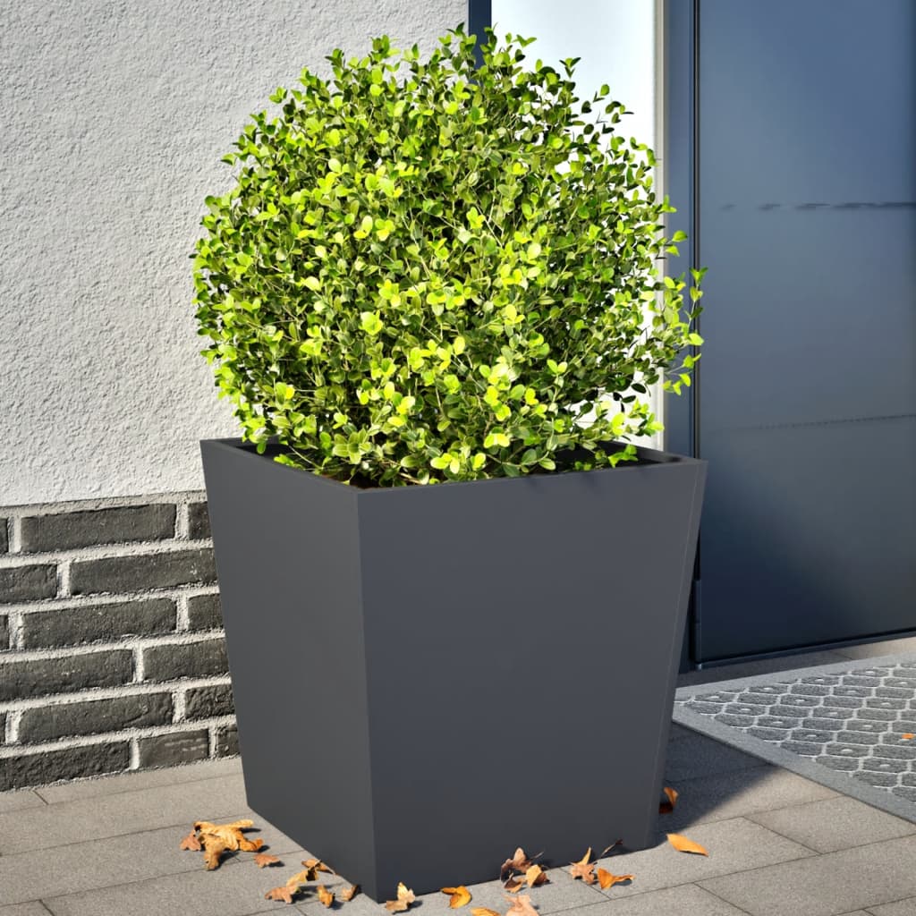 Garden Planter Olive Green Steel