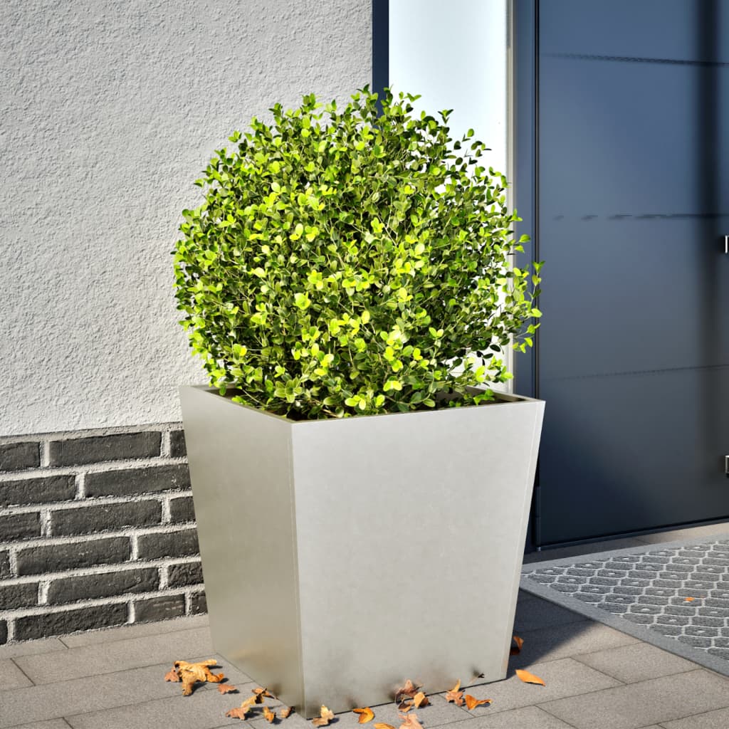 Garden Planter Olive Green Steel