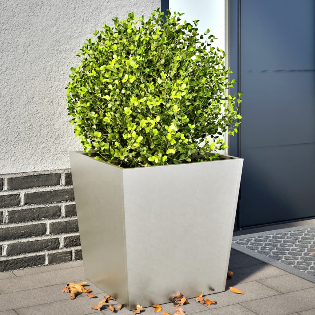 Garden Planter Olive Green Steel