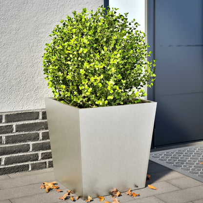 Garden Planter Olive Green Steel
