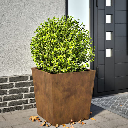 Garden Planter Olive Green Steel