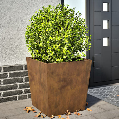 Garden Planter Olive Green Steel