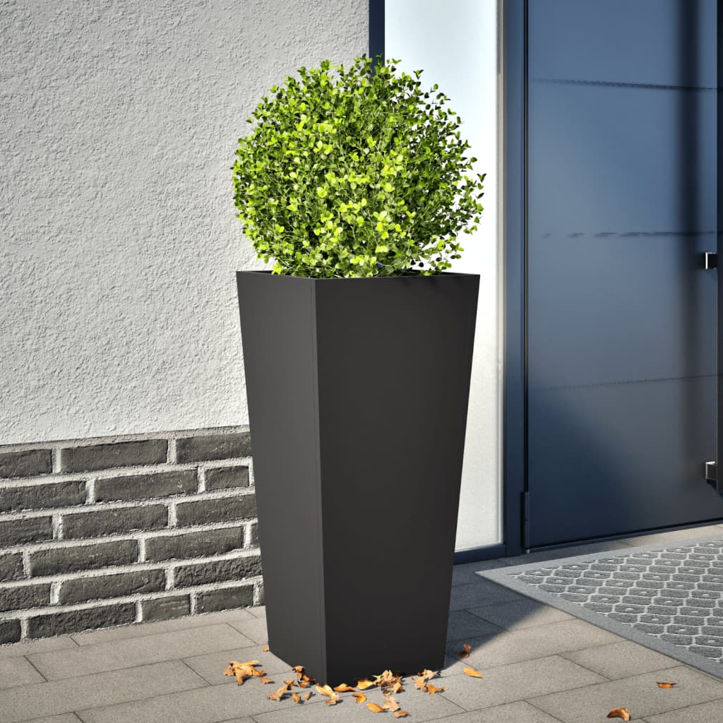 Garden Planter Olive Green Steel