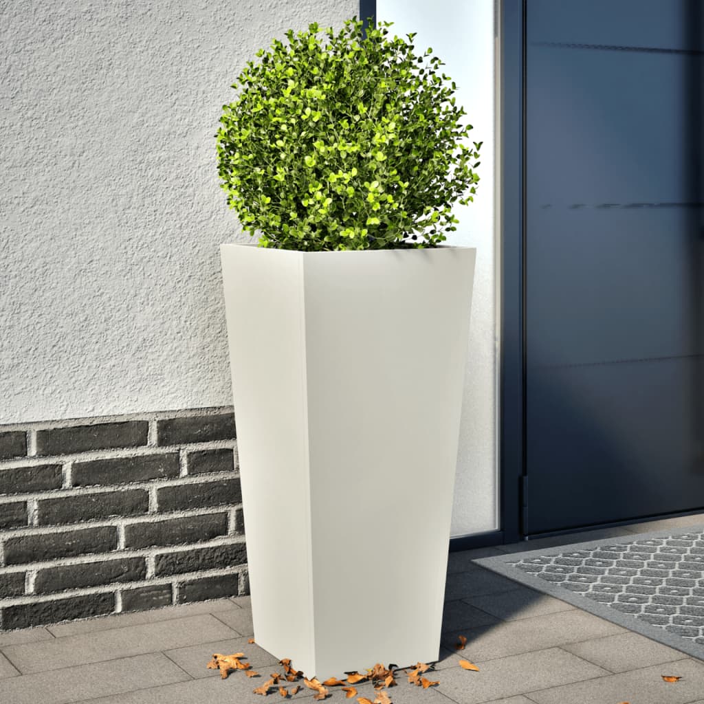 Garden Planter Olive Green Steel