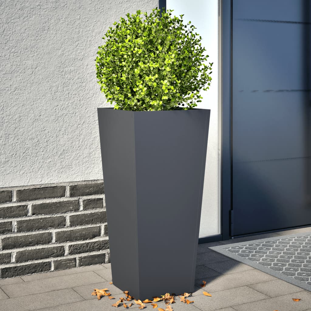 Garden Planter Olive Green Steel